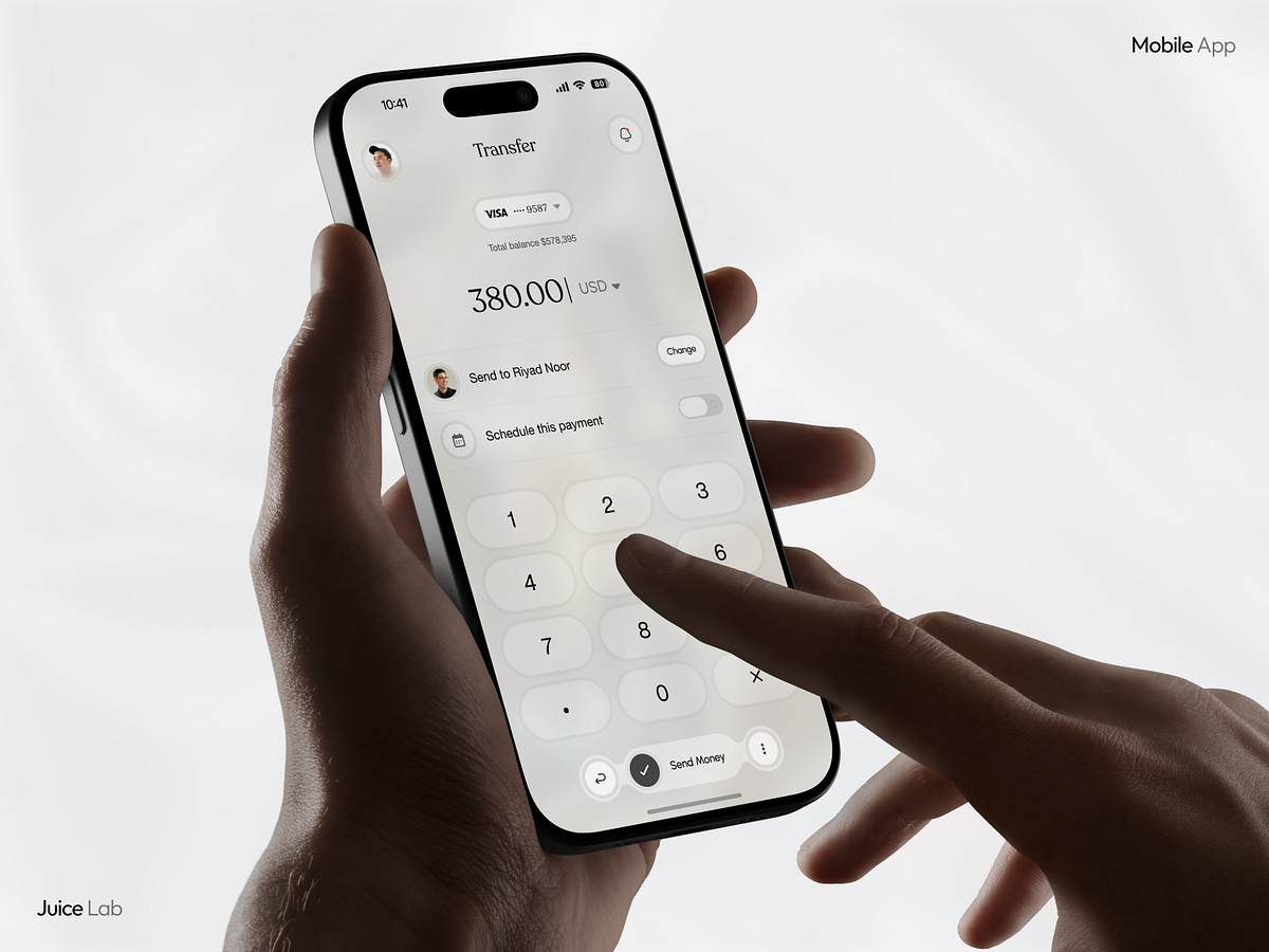 Digital Wallet & Smart Payment App UI | Modern Fintech Mobile Image 0