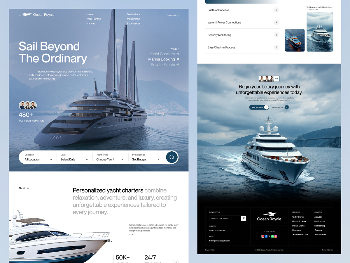 Ocean Royale Luxury Yacht Charter Experience