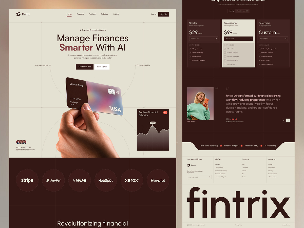 Fintrix AI-Powered Finance Platform Image 0