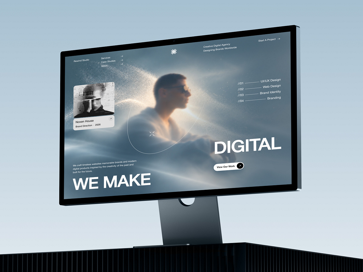 Rewind Studio Creative Digital Agency Website Image 1