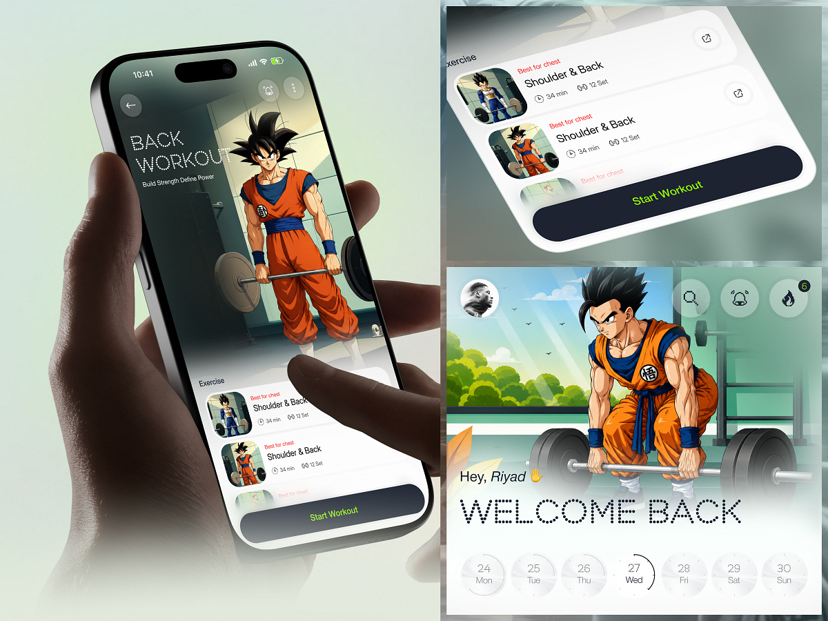 Anime Fitness Gym App Image 1