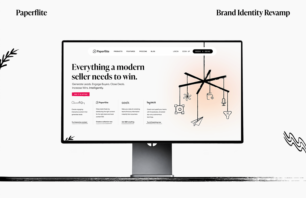 Paperflite - Brand Identity Revamp | Website design