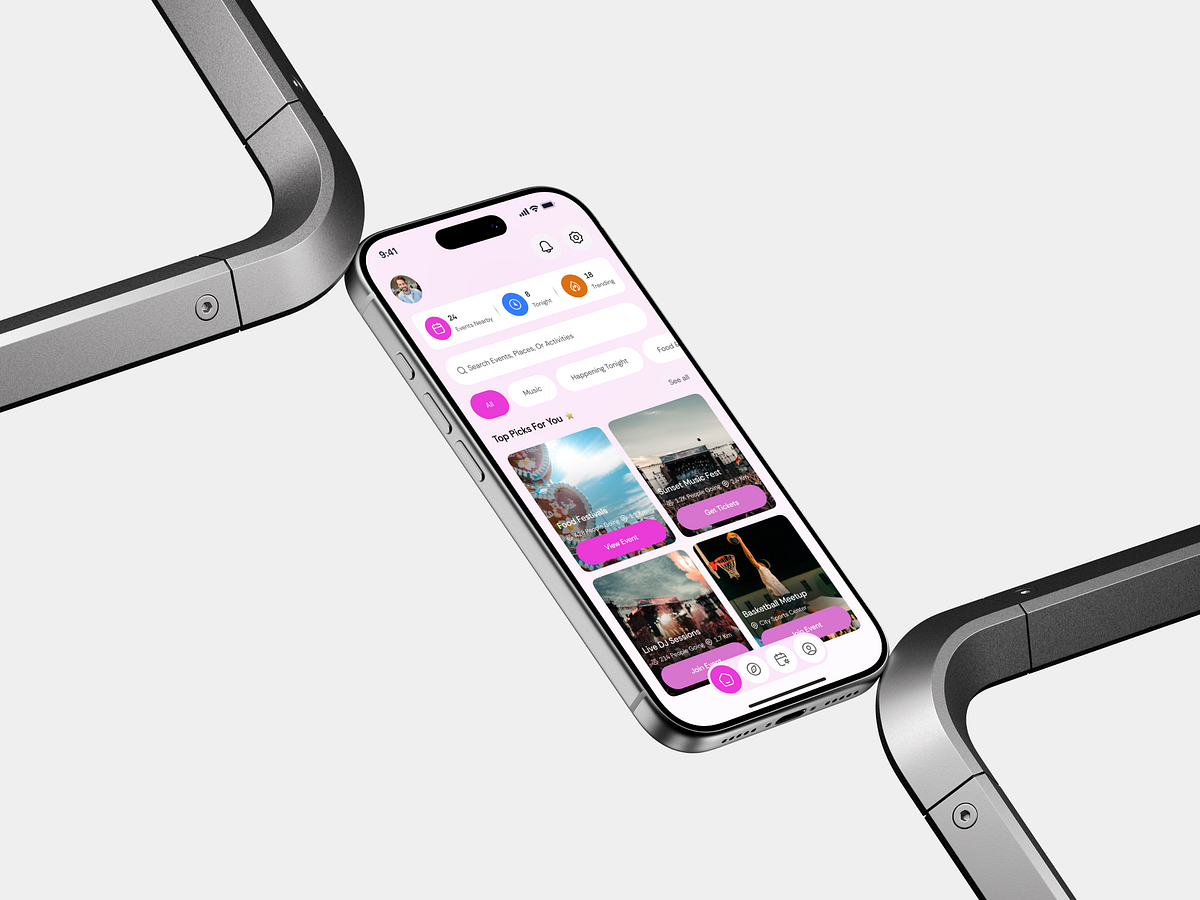 Event Discovery & Ticket Booking mobile App