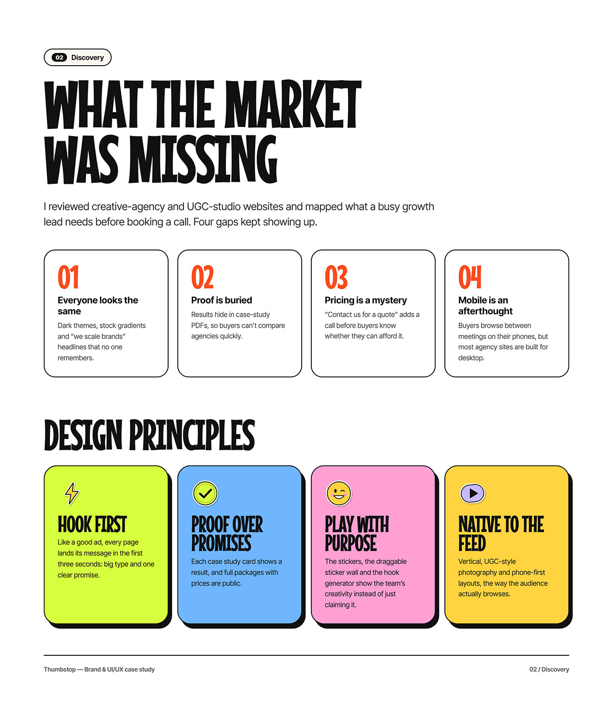 Thumbstop | Brand Identity & UI/UX Design Image 1