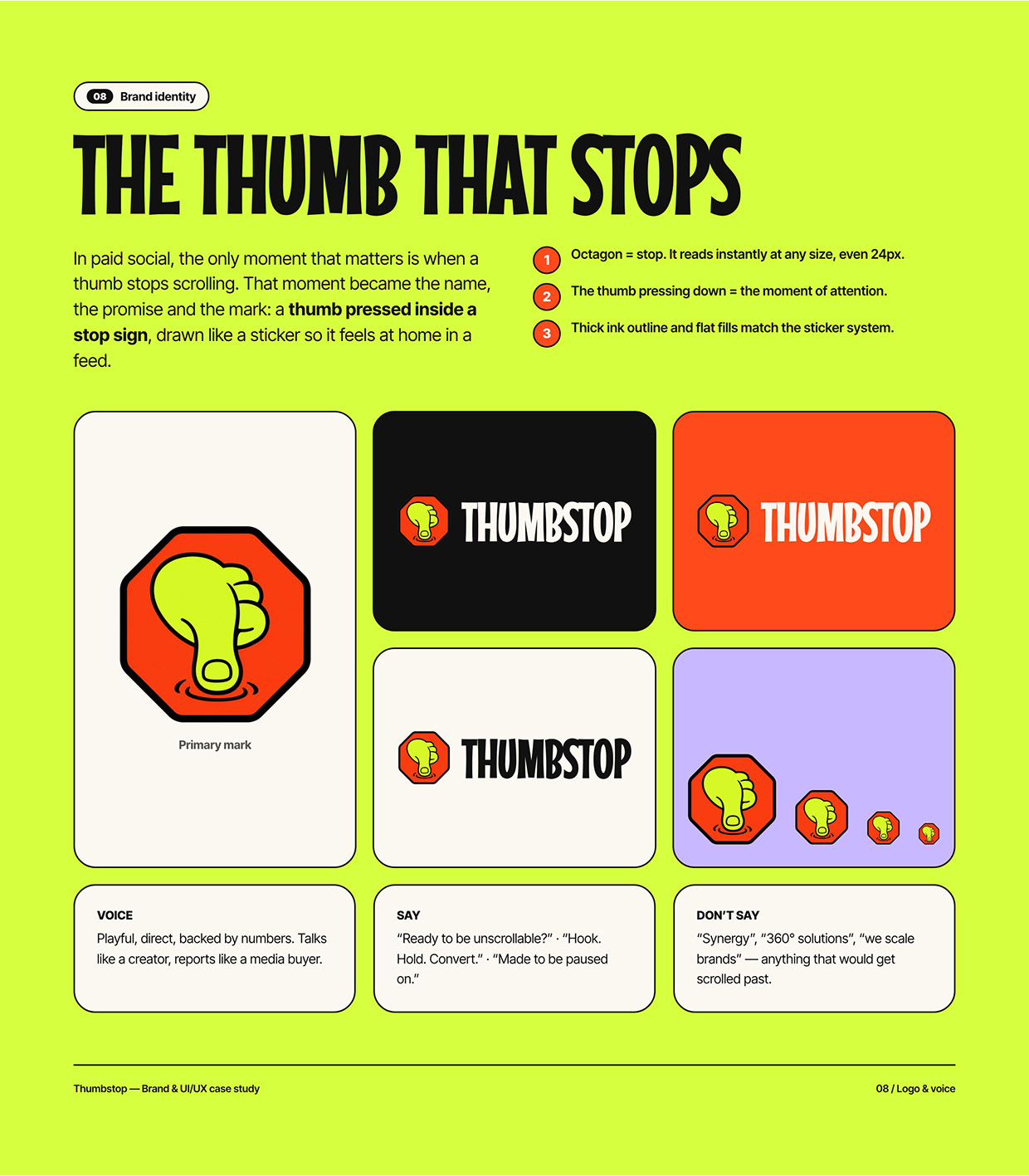 Thumbstop | Brand Identity & UI/UX Design Image 7