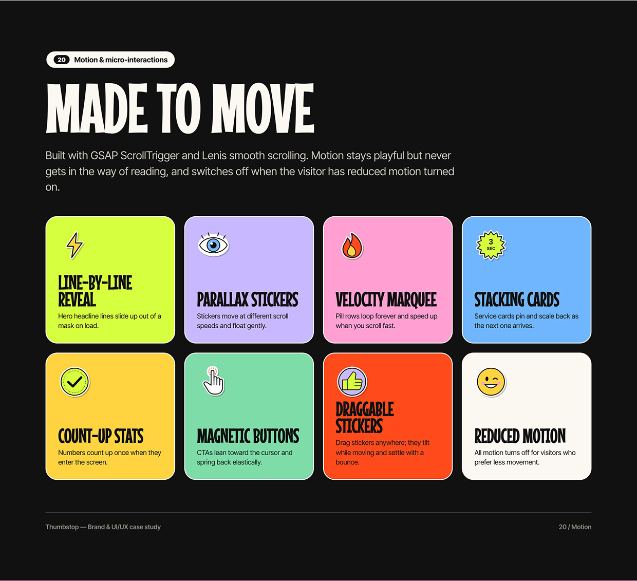 Thumbstop | Brand Identity & UI/UX Design Image 19