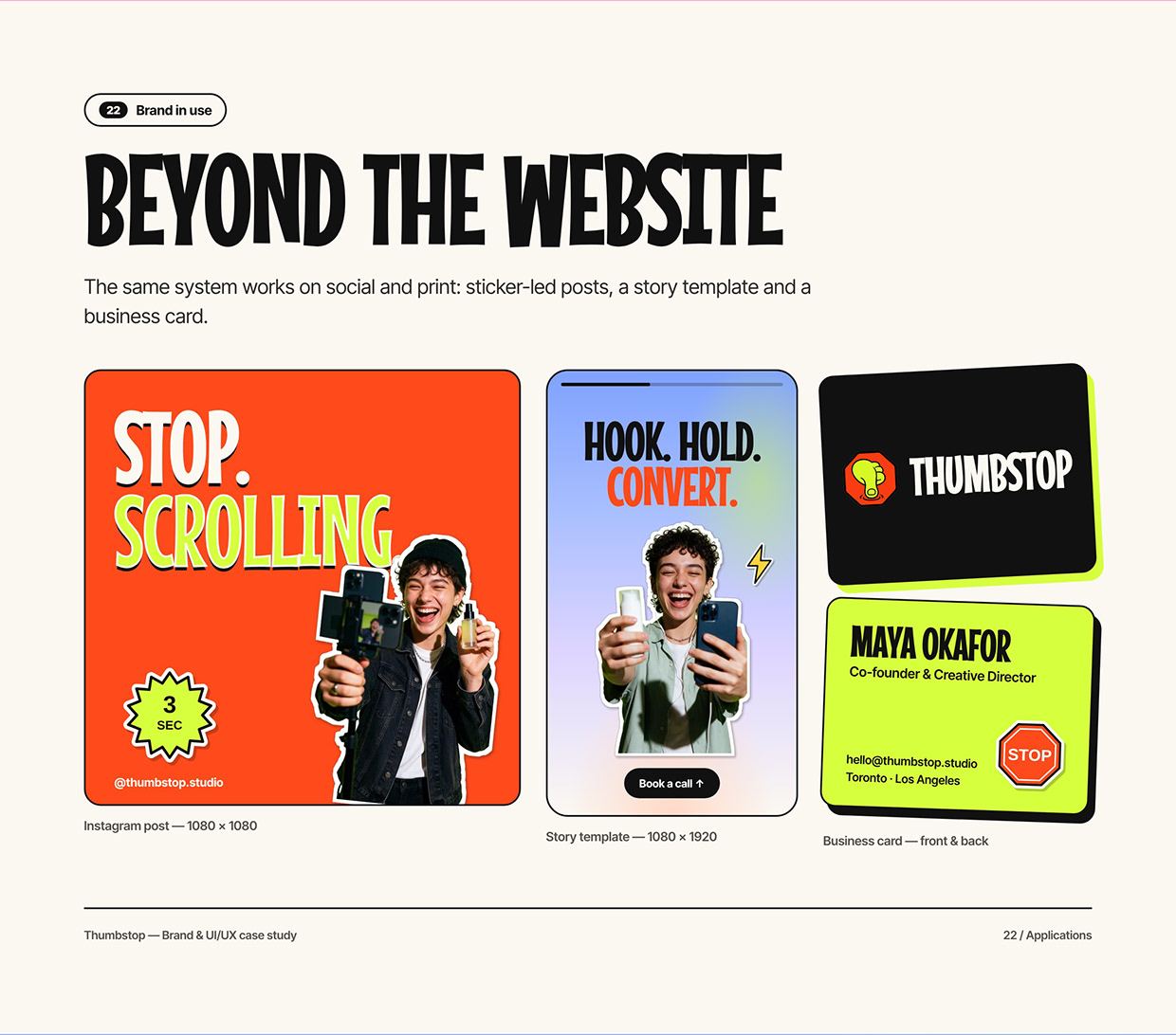 Thumbstop | Brand Identity & UI/UX Design Image 21