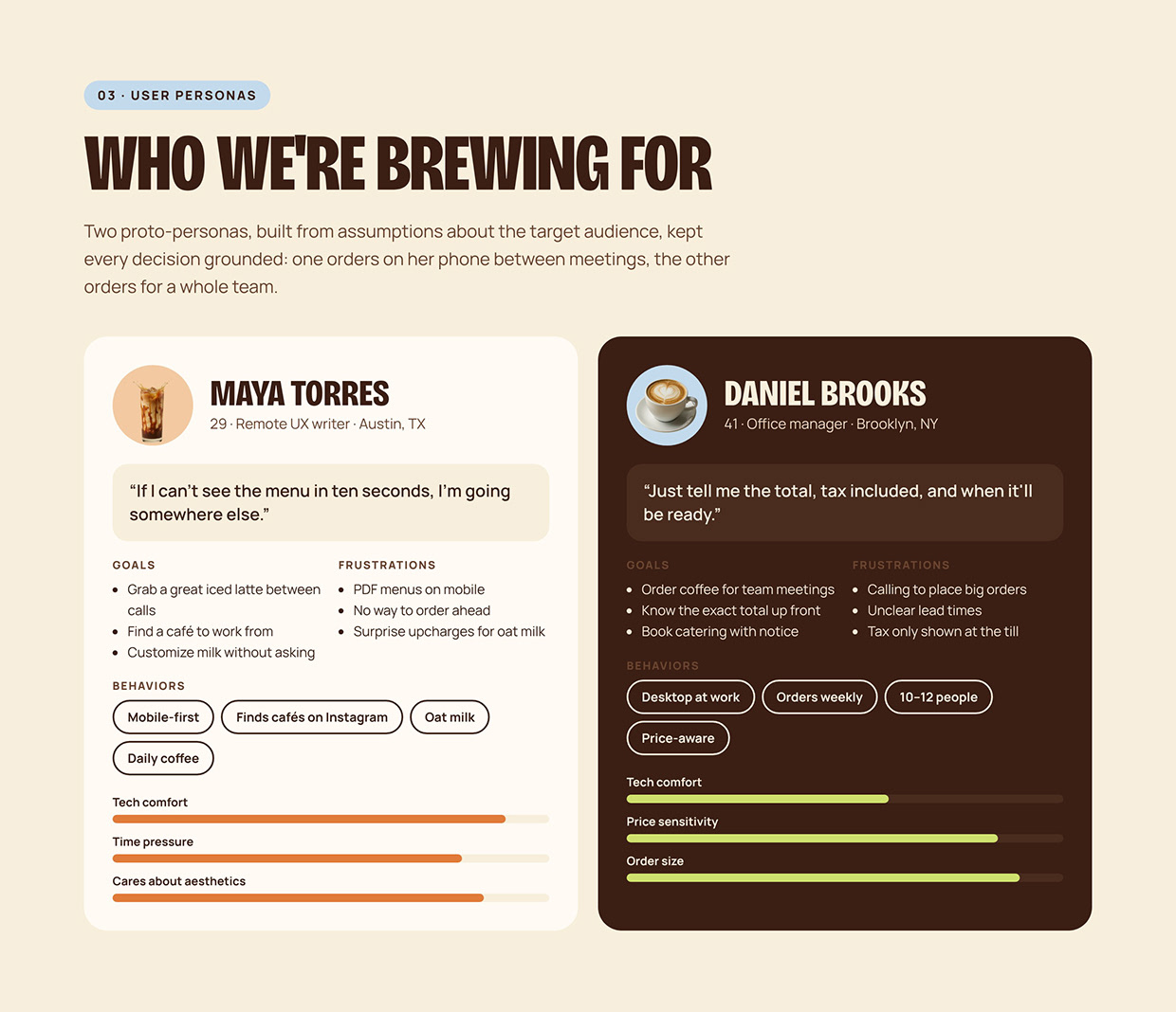 Brewasta: Coffee Brand Identity & UI/UX Case Study Image 2
