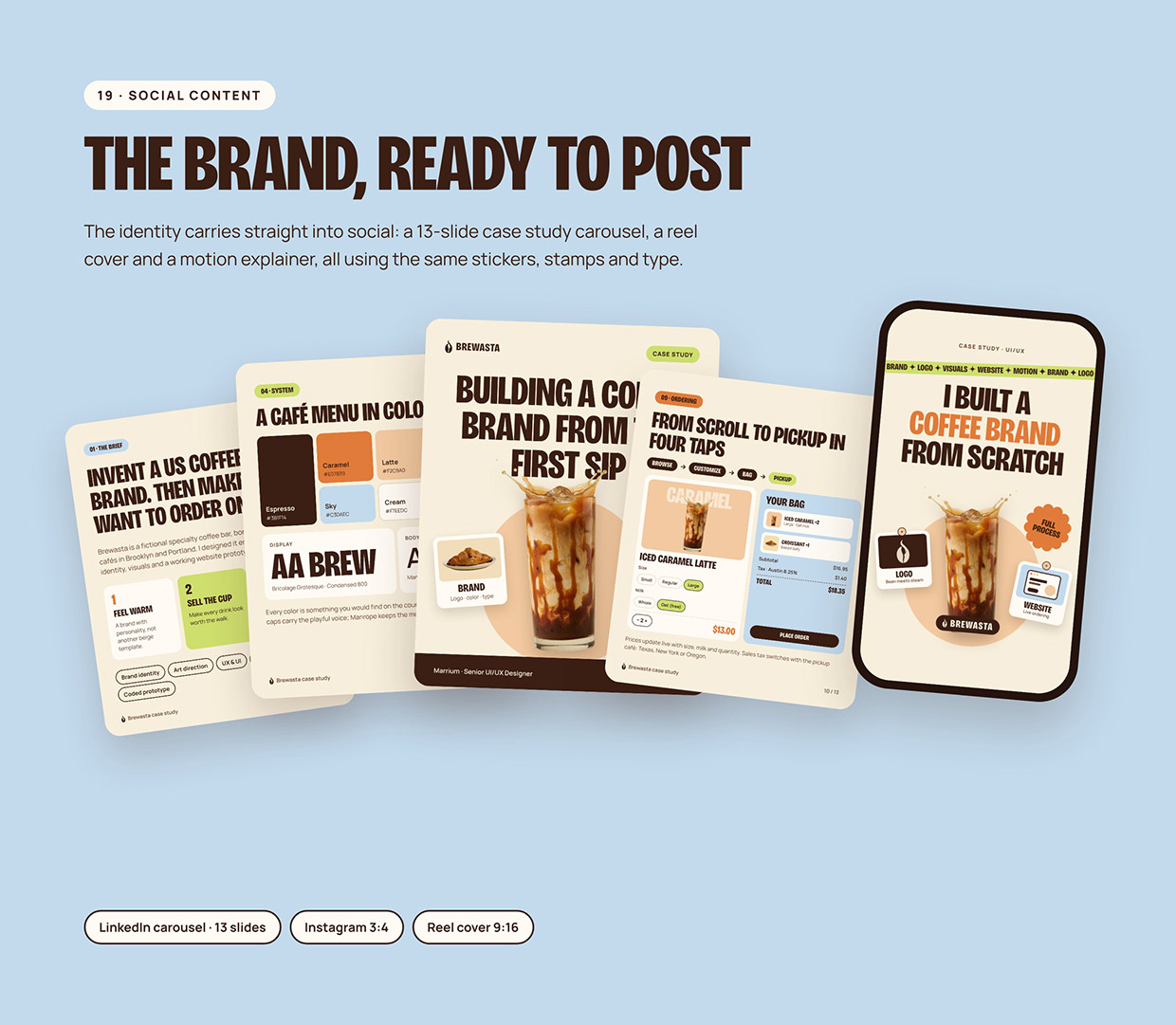Brewasta: Coffee Brand Identity & UI/UX Case Study Image 18