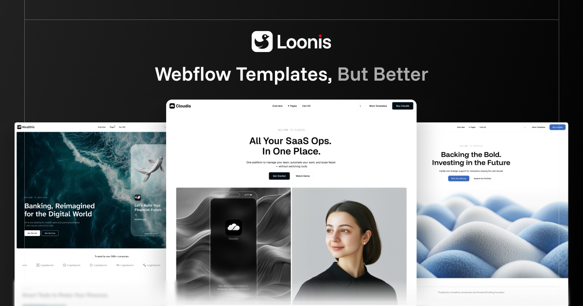 Premium Webflow Templates for Business | Loonis