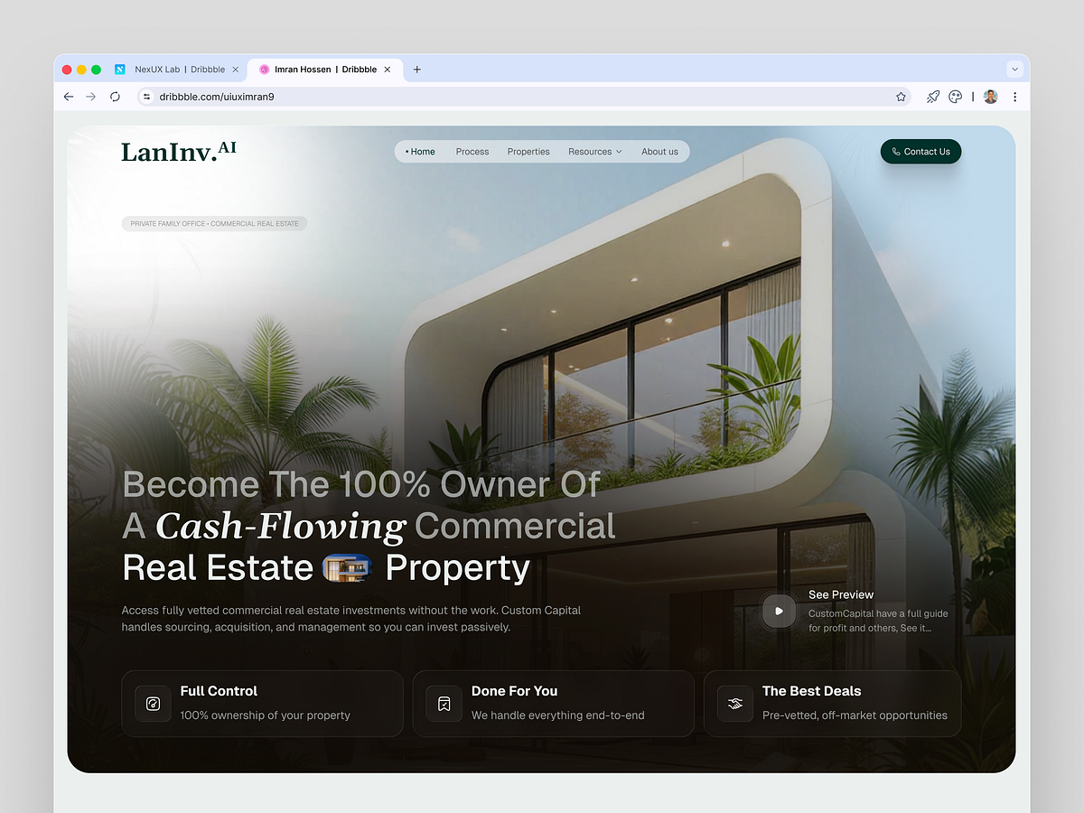 AI Commercial Real Estate Investment Website