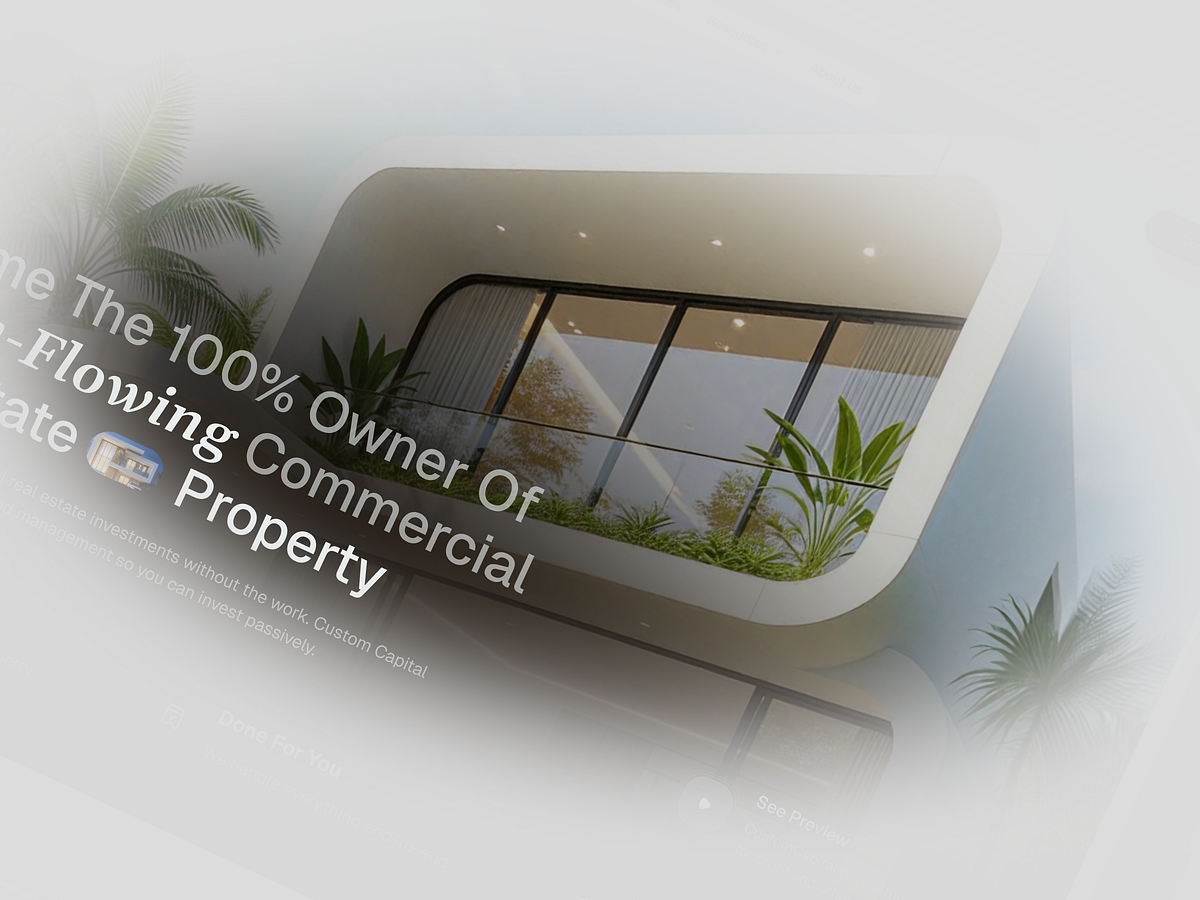 AI Commercial Real Estate Investment Website Image 0