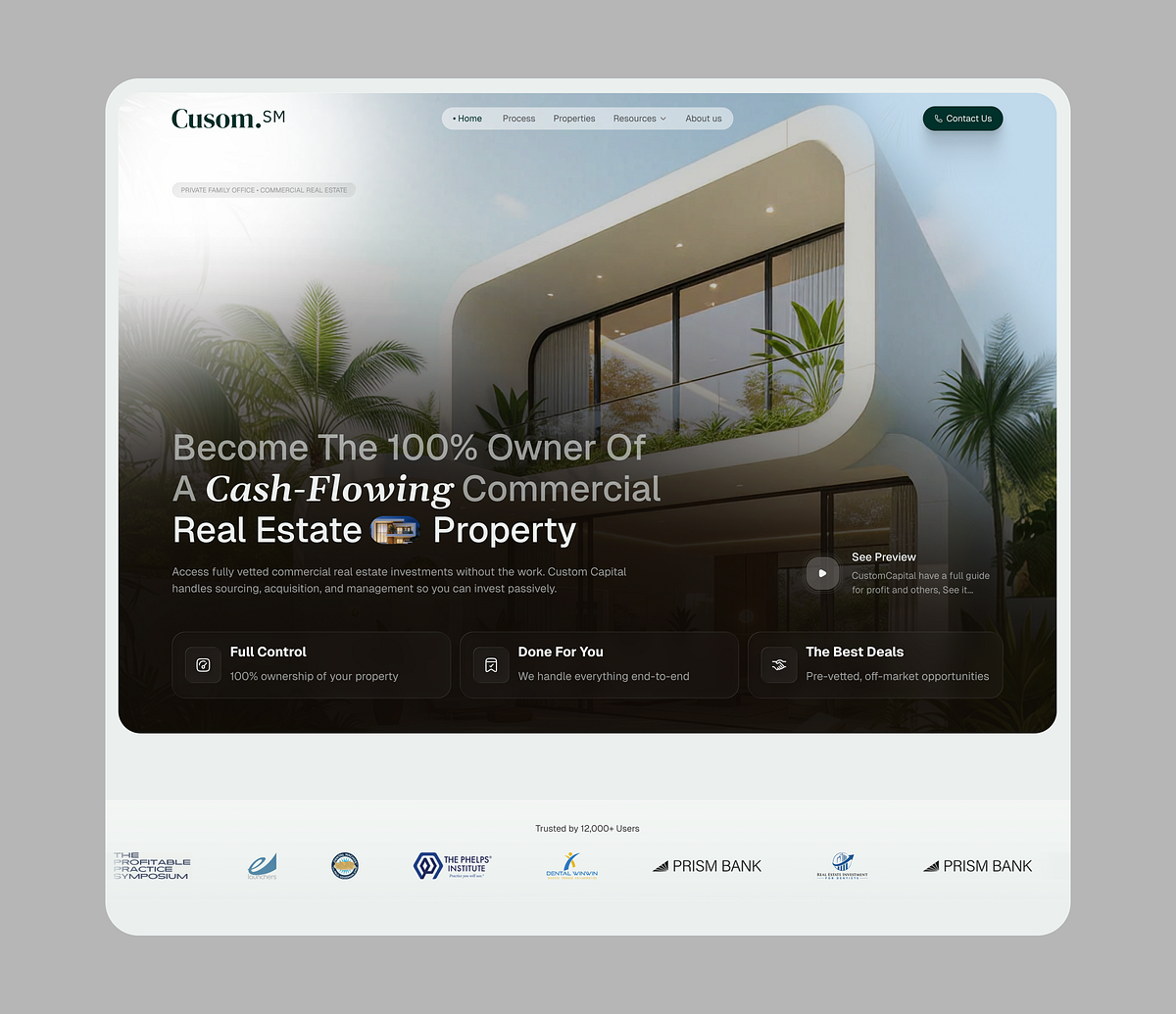 AI Commercial Real Estate Investment Website Image 2