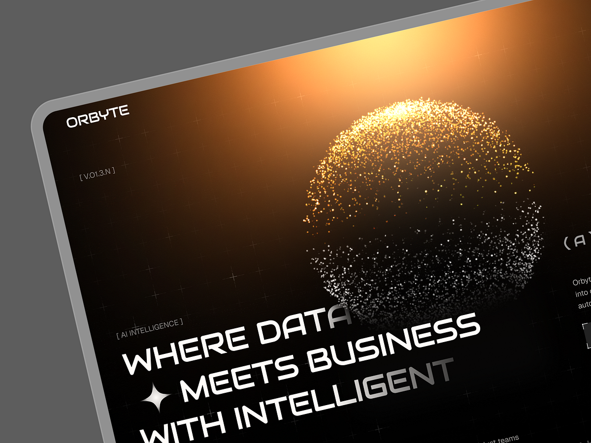 AI Data Intelligence Website | 3d AI Platform Image 1
