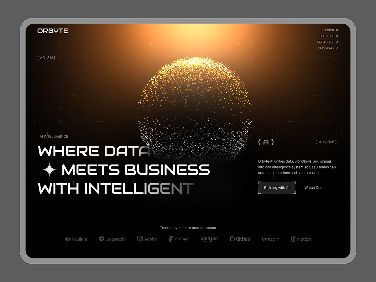 AI Data Intelligence Website | 3d AI Platform Image 2