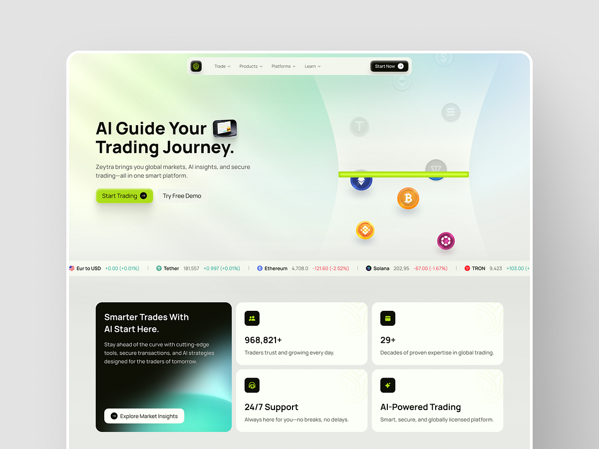 AI Trading Website Image 1