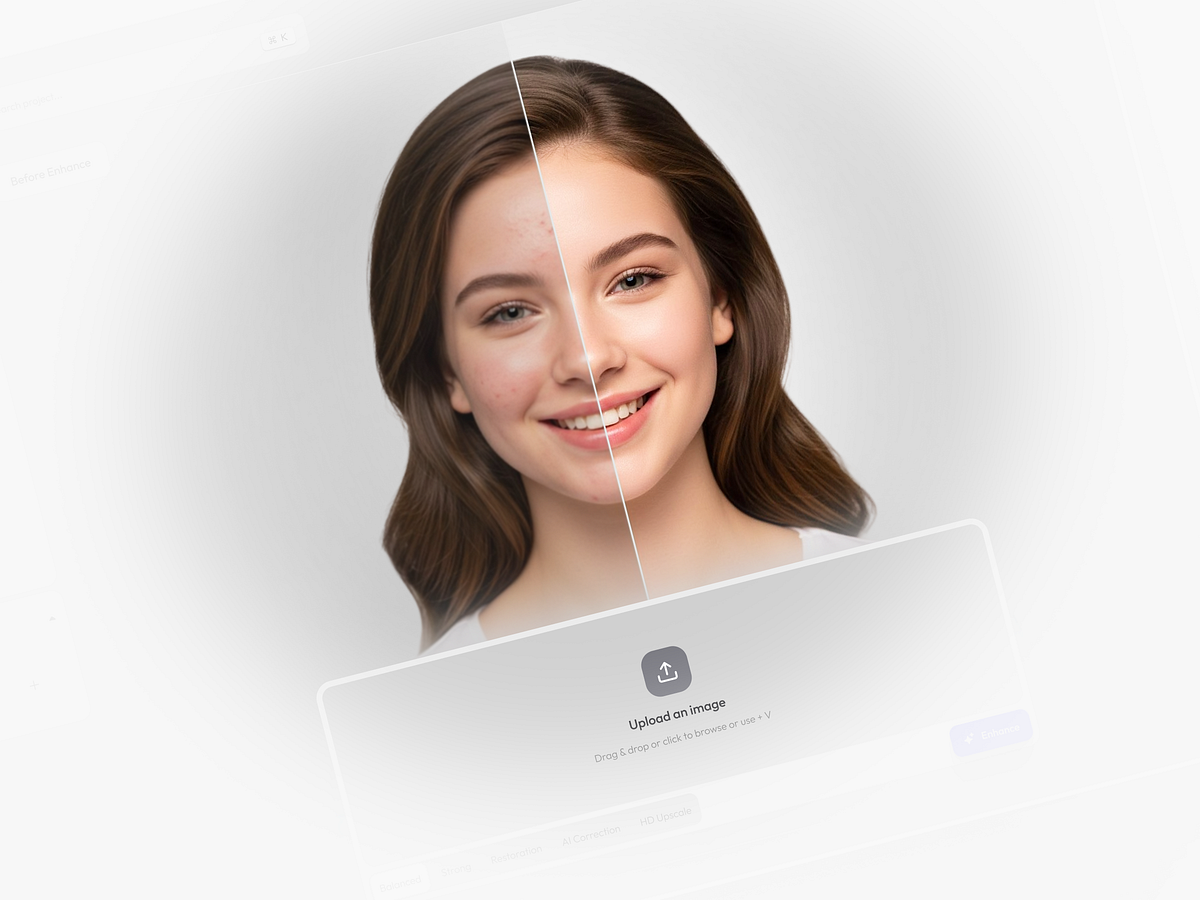 AI Photo Enhance WebApp for SaaS Dashboard Image 1