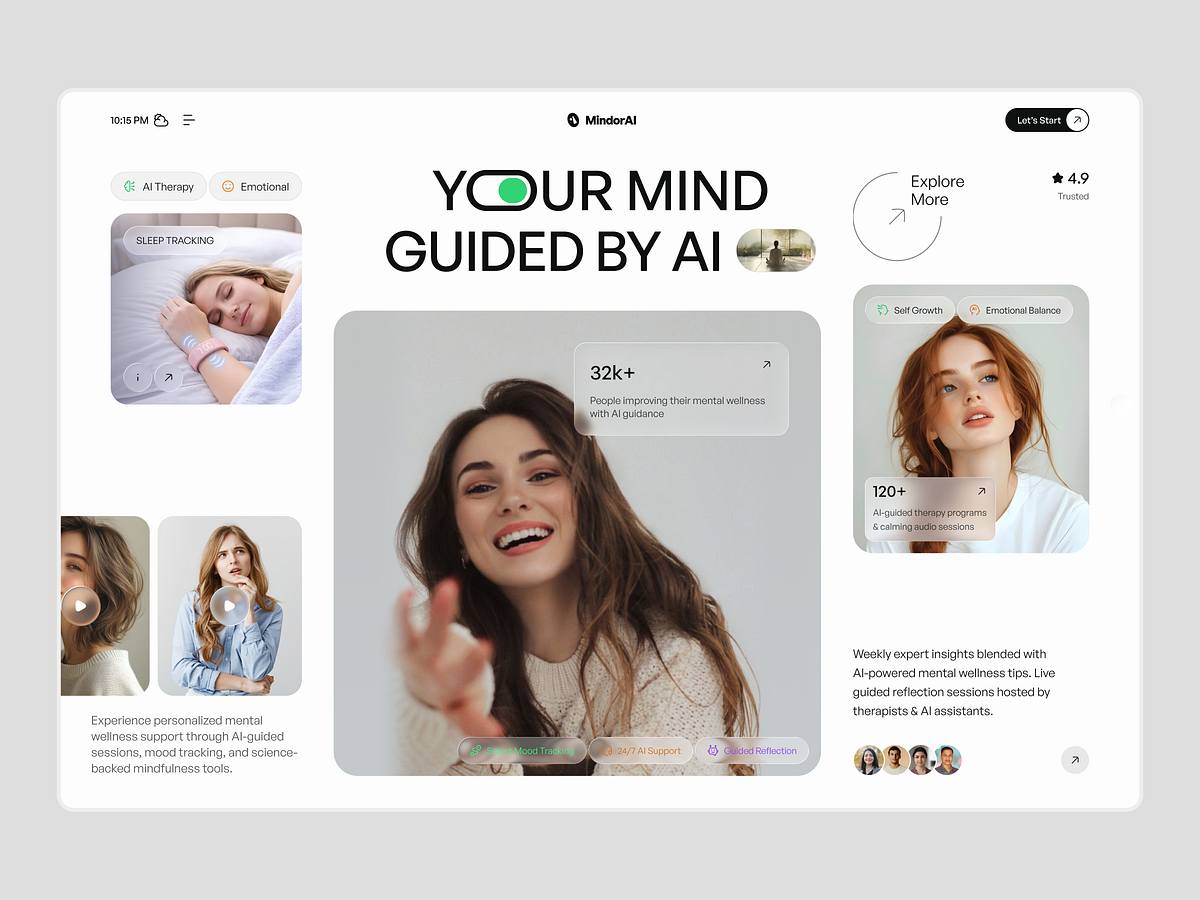 AI Mental Health Website Image 1