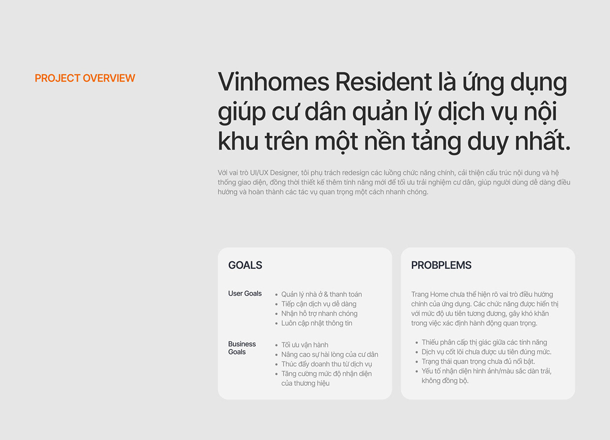 Vinhomes Resident Mobile App - UX/UI Case Study Image 0