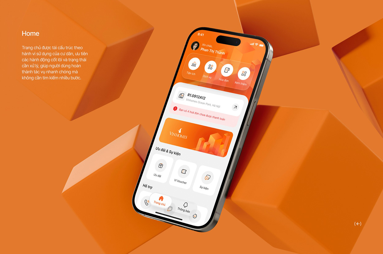 Vinhomes Resident Mobile App - UX/UI Case Study Image 8