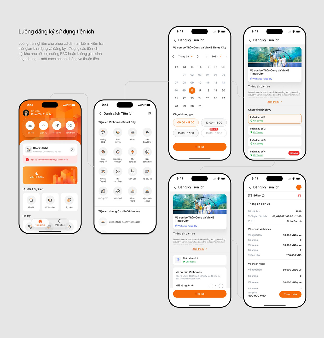 Vinhomes Resident Mobile App - UX/UI Case Study Image 10