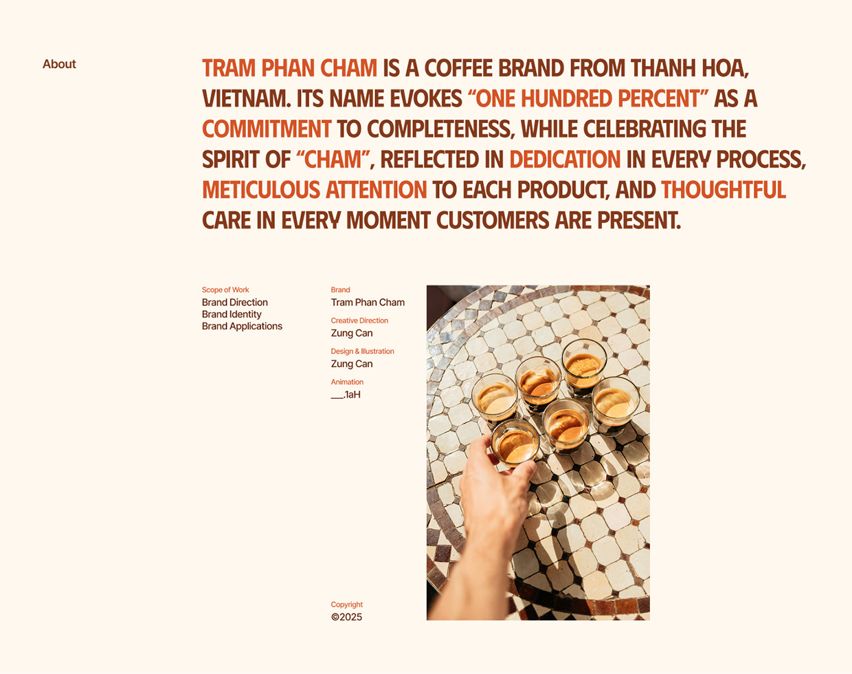 TRAM PHAN CHAM COFFEE - Brand Identity Image 0