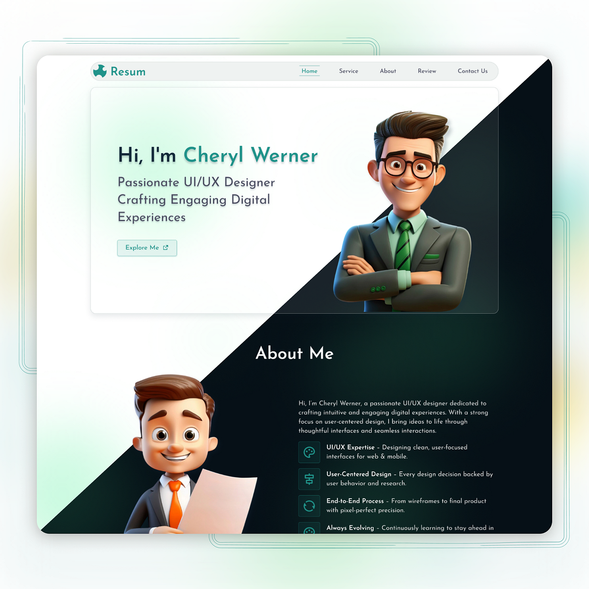 Personal Portfolio Figma Template
