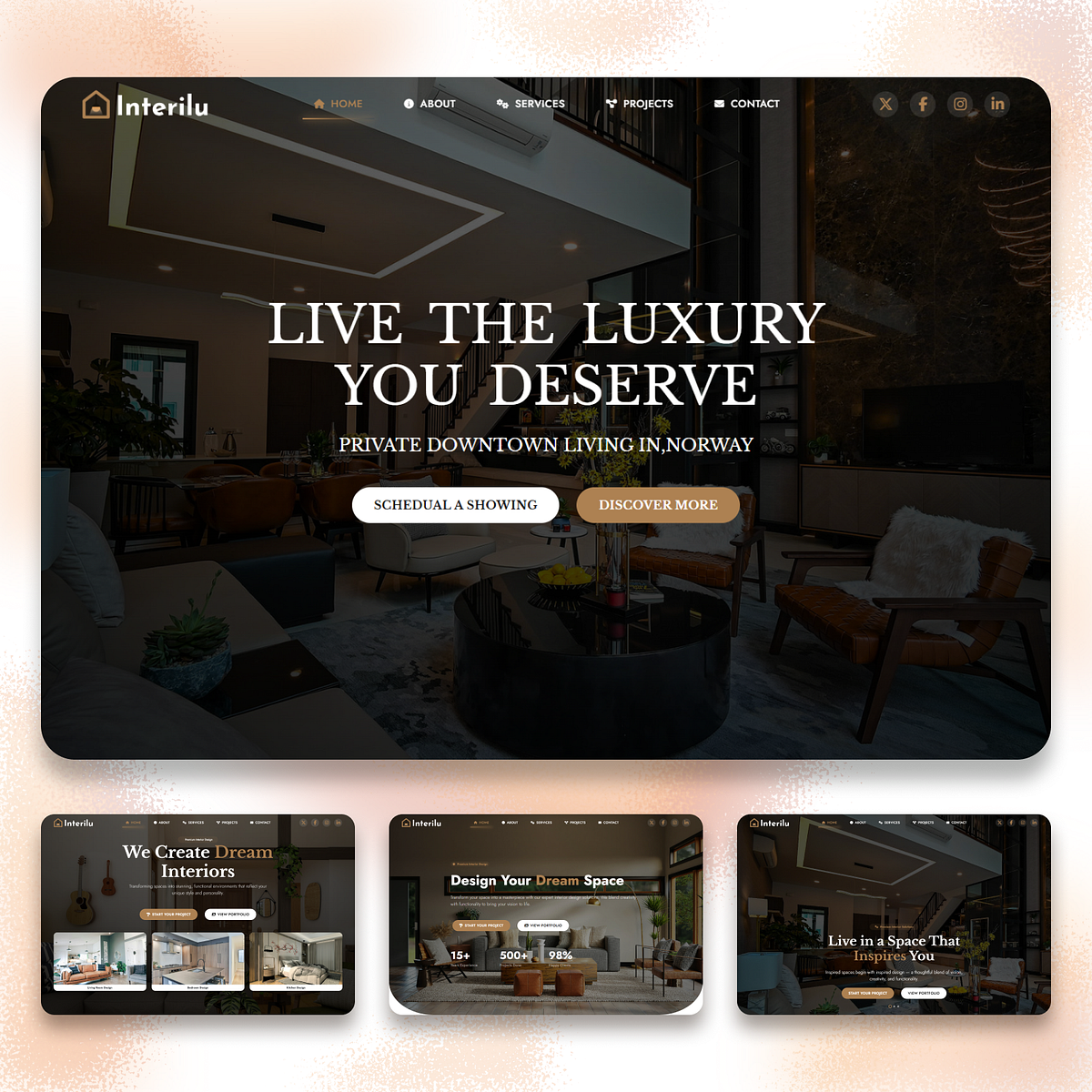 Interilu – Interior Design Website Template