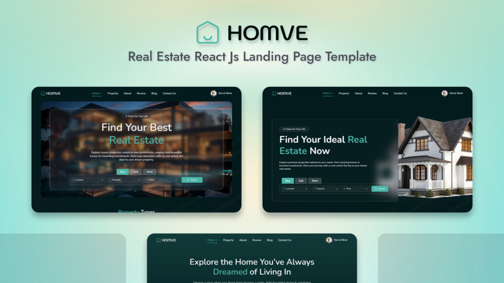 Homve – Real Estate React 18 Template