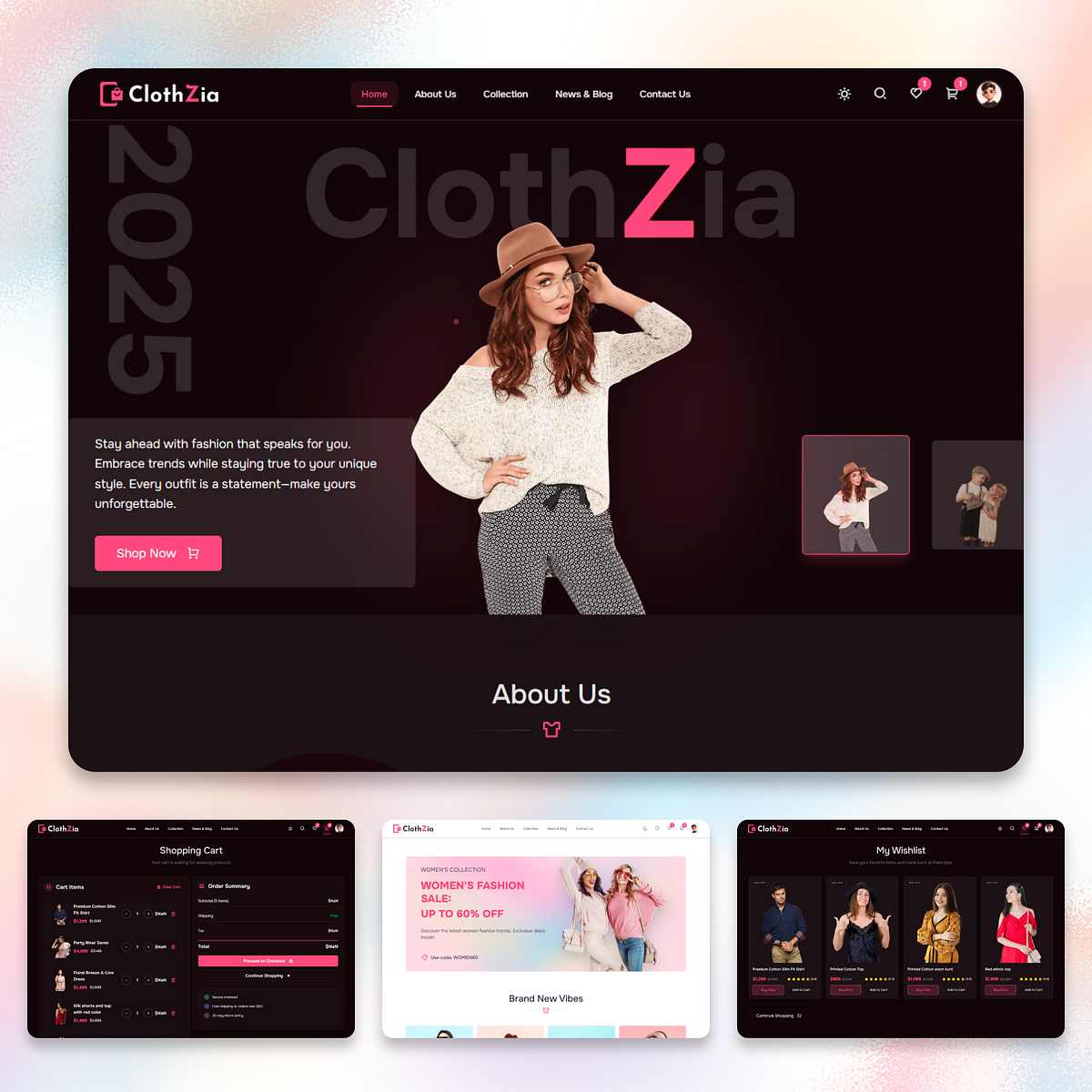 Clothzia v1.5.0 — Fashion eCommerce Template
