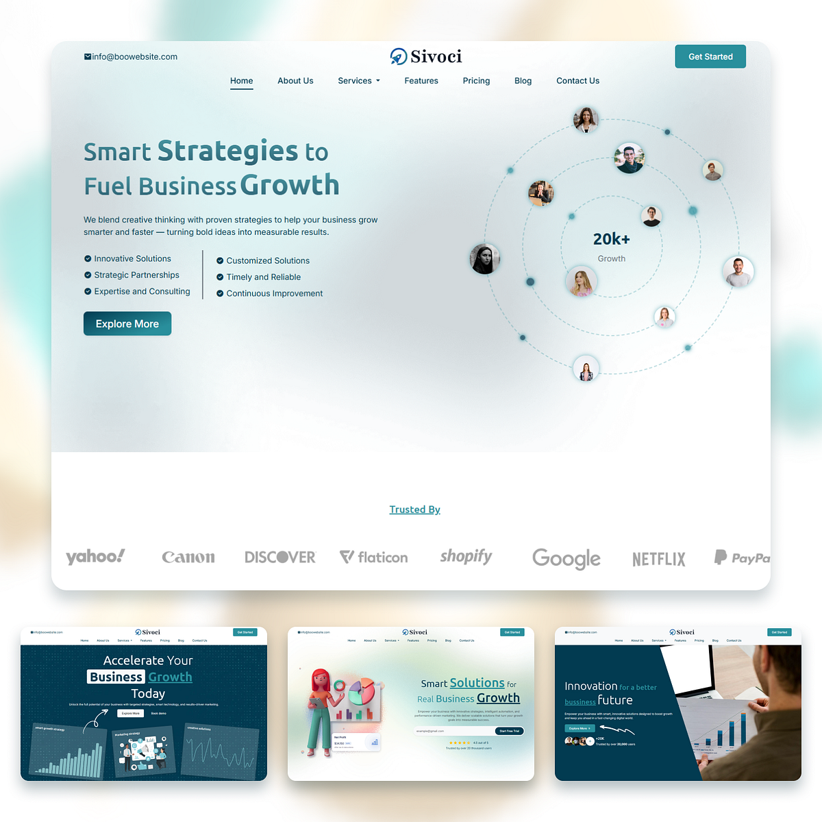 Sivoci — Modern Civic & Business Services HTML Template