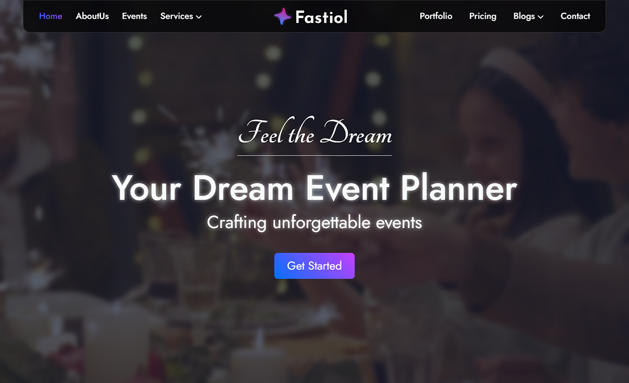 Fastiol | Modern Event Website Template (Bootstrap 5) Image 0
