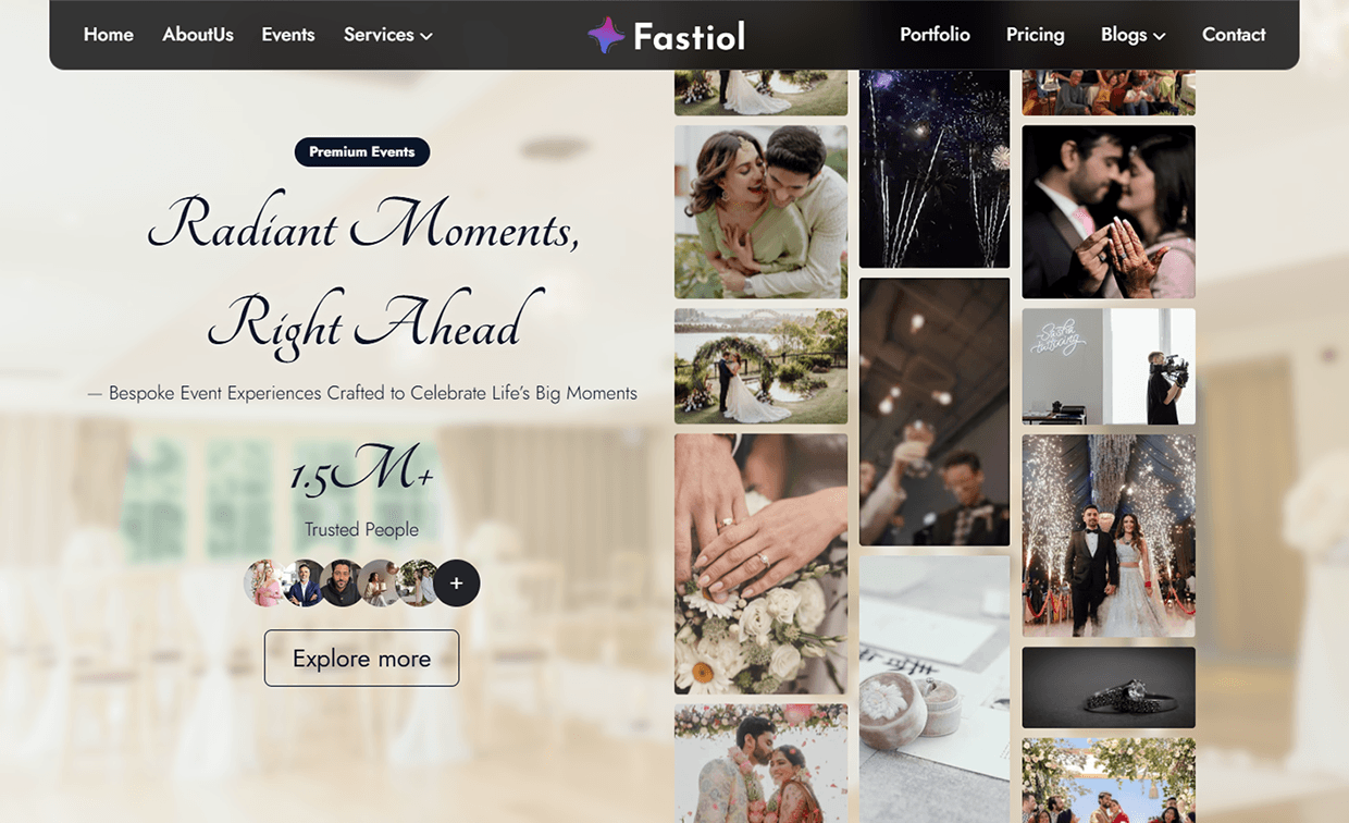 Fastiol | Modern Event Website Template (Bootstrap 5) Image 2