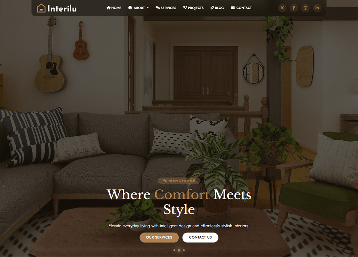 Interilu - Interior Design & Architecture Template Image 2