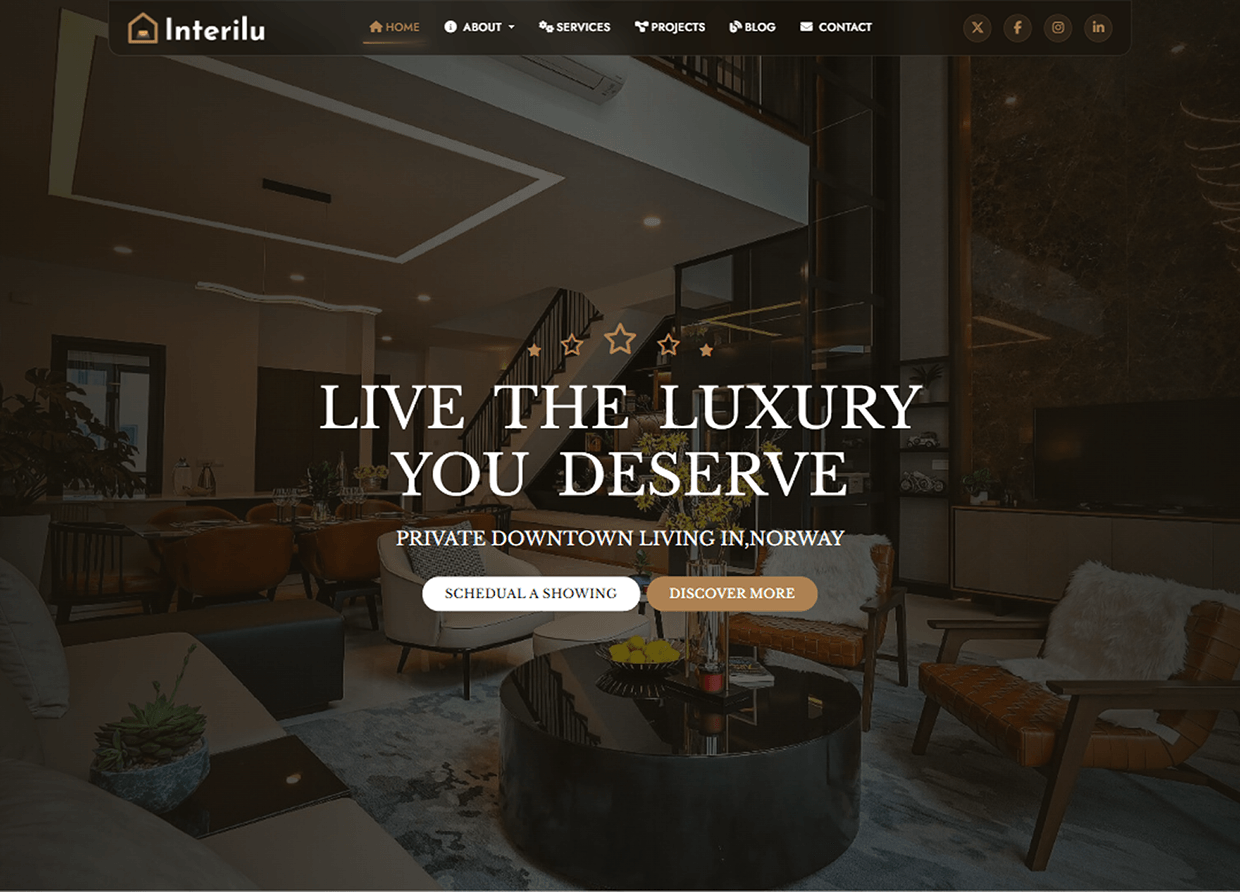 Interilu - Interior Design & Architecture Template Image 3