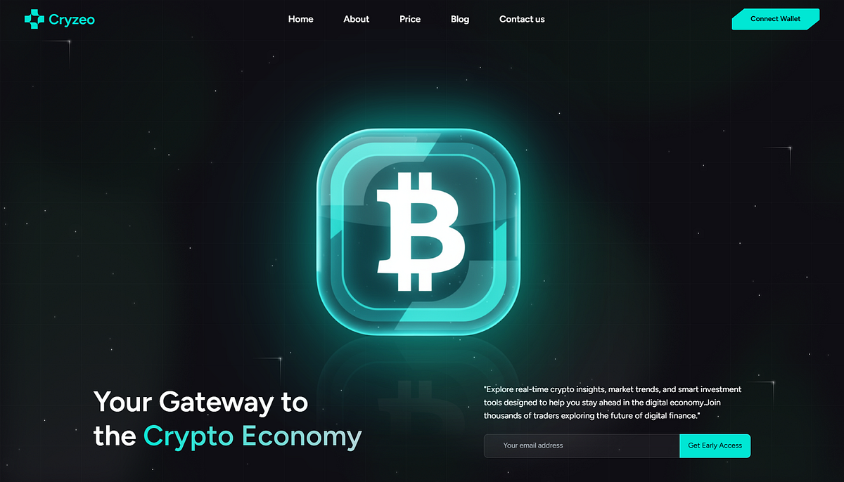 Cryzeo — Premium Crypto & Web3 React Template Image 1