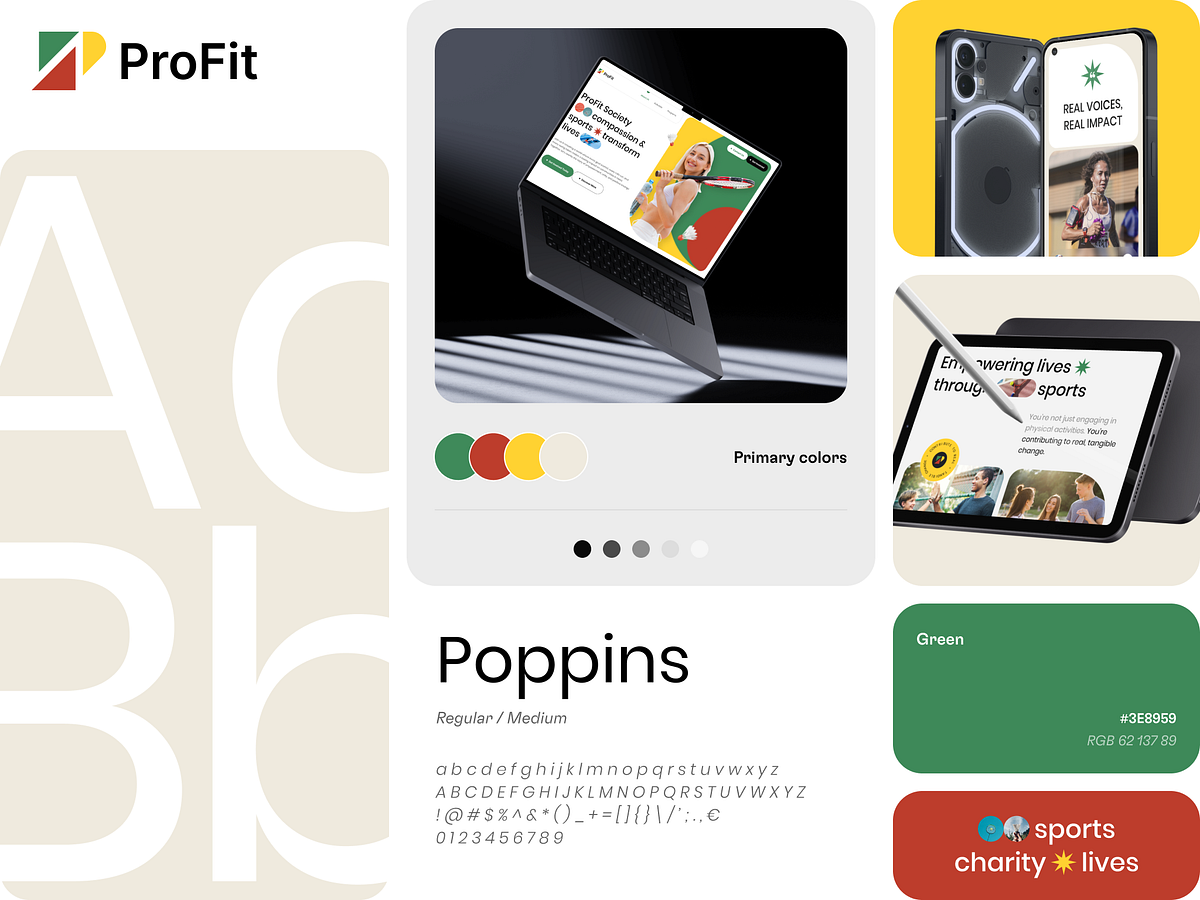 Sports Landing Page UI Template Image 2