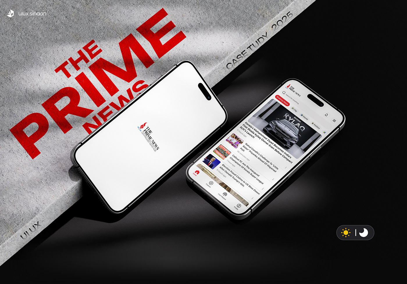 News Article App | The Prime News | UiUx Case study
