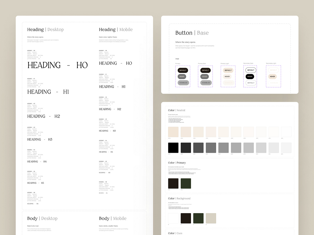 Orvéli Organic Skincare Website Design | Beauty E-commerce UI Image 2