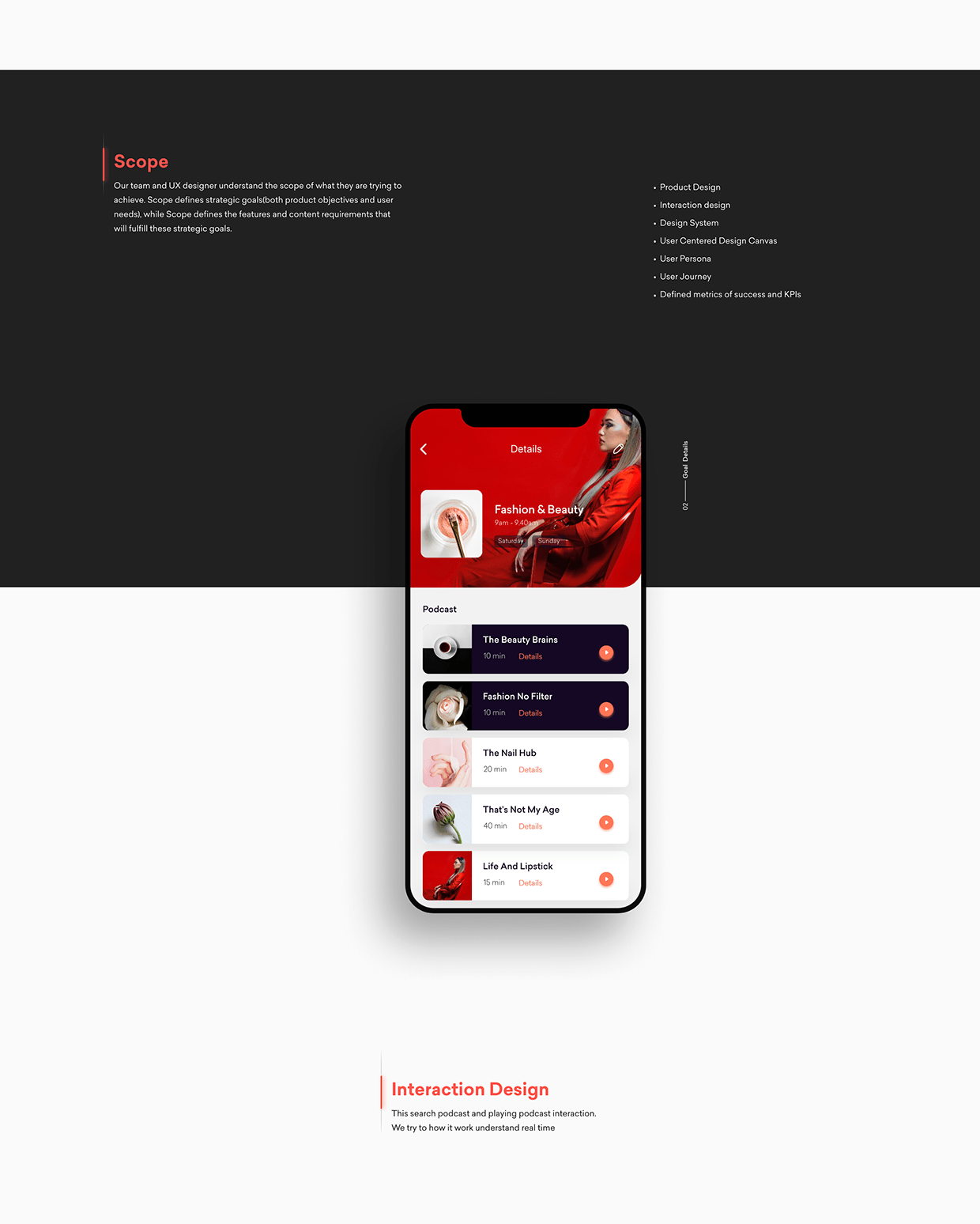 Booom | Podcast App UX Case Study Image 1