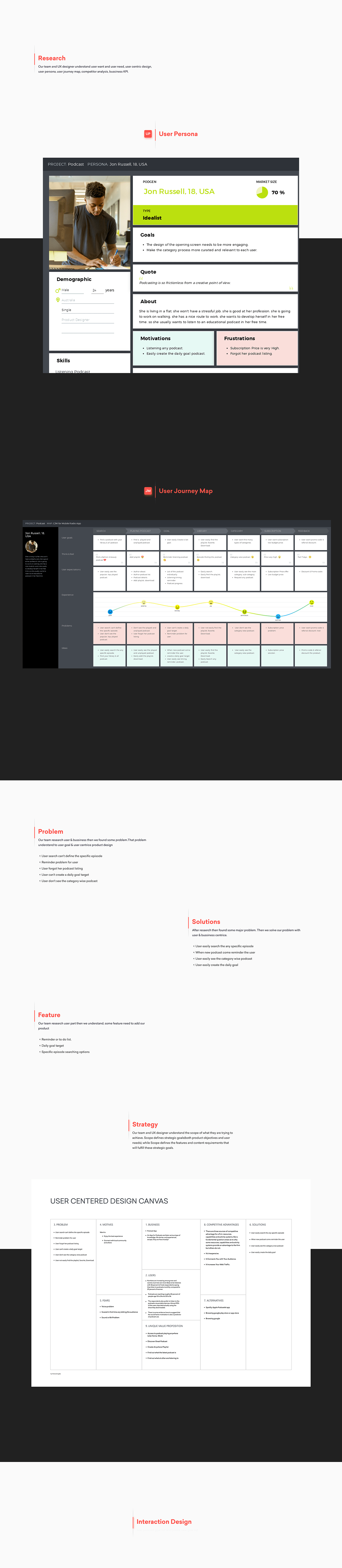 Booom | Podcast App UX Case Study Image 3