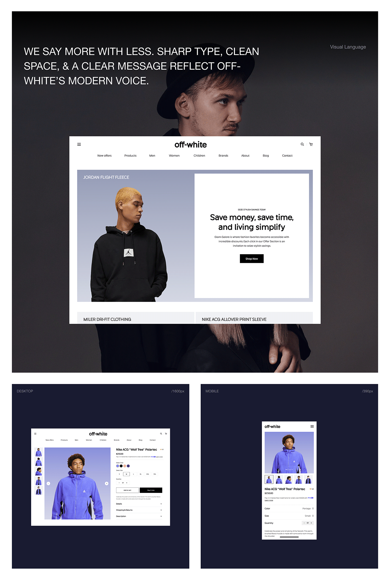 E‑Commerce Website & Mobile App | Off‑White | Wavespace Image 5