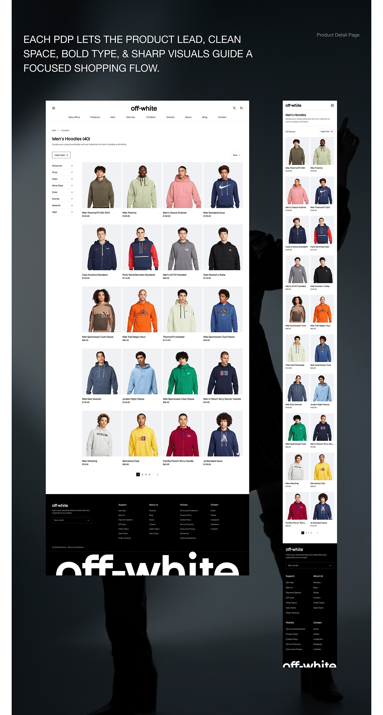 E‑Commerce Website & Mobile App | Off‑White | Wavespace Image 6