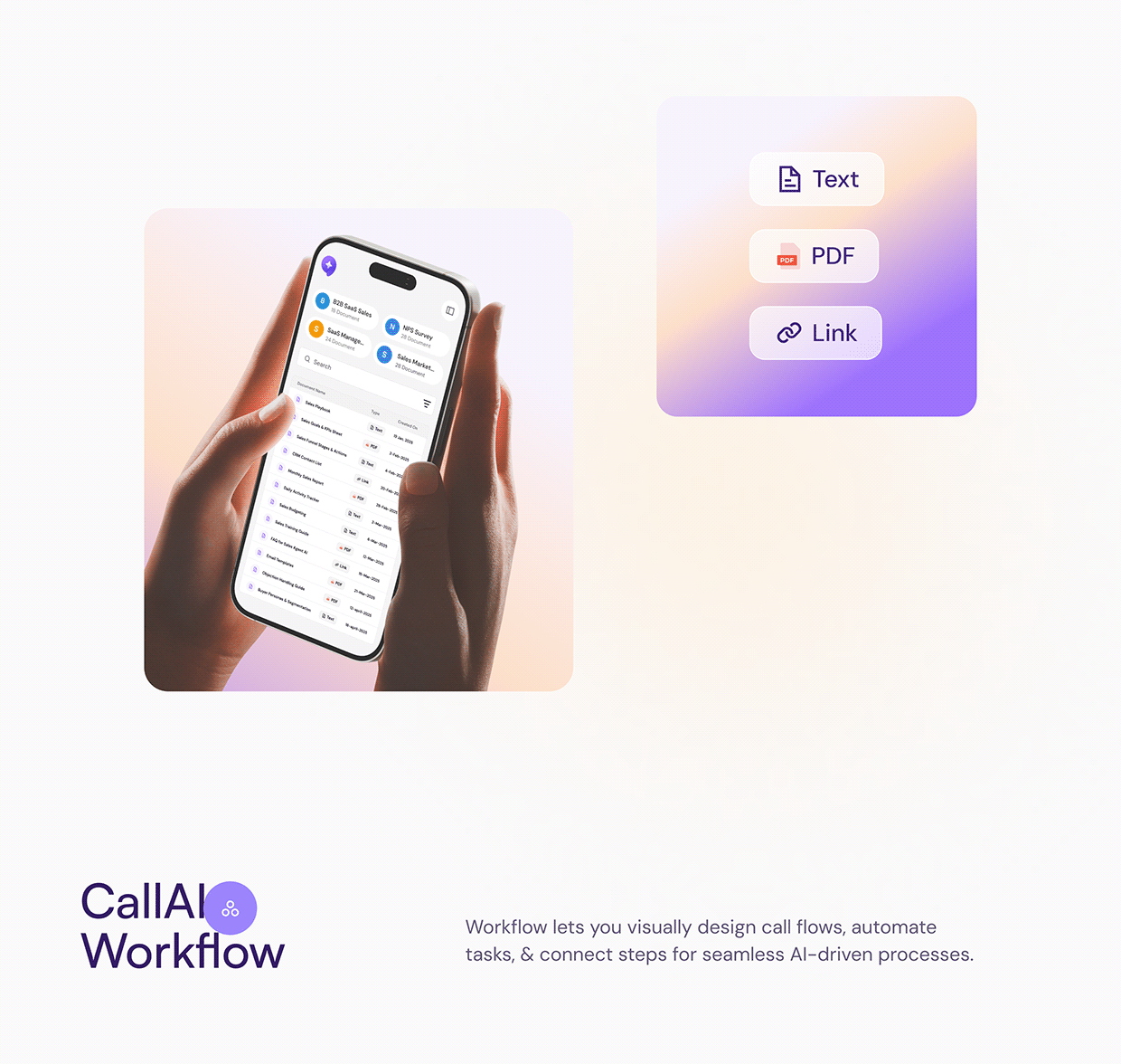 CallAI Voice Agent Platform | Call Automation UX Design Image 11