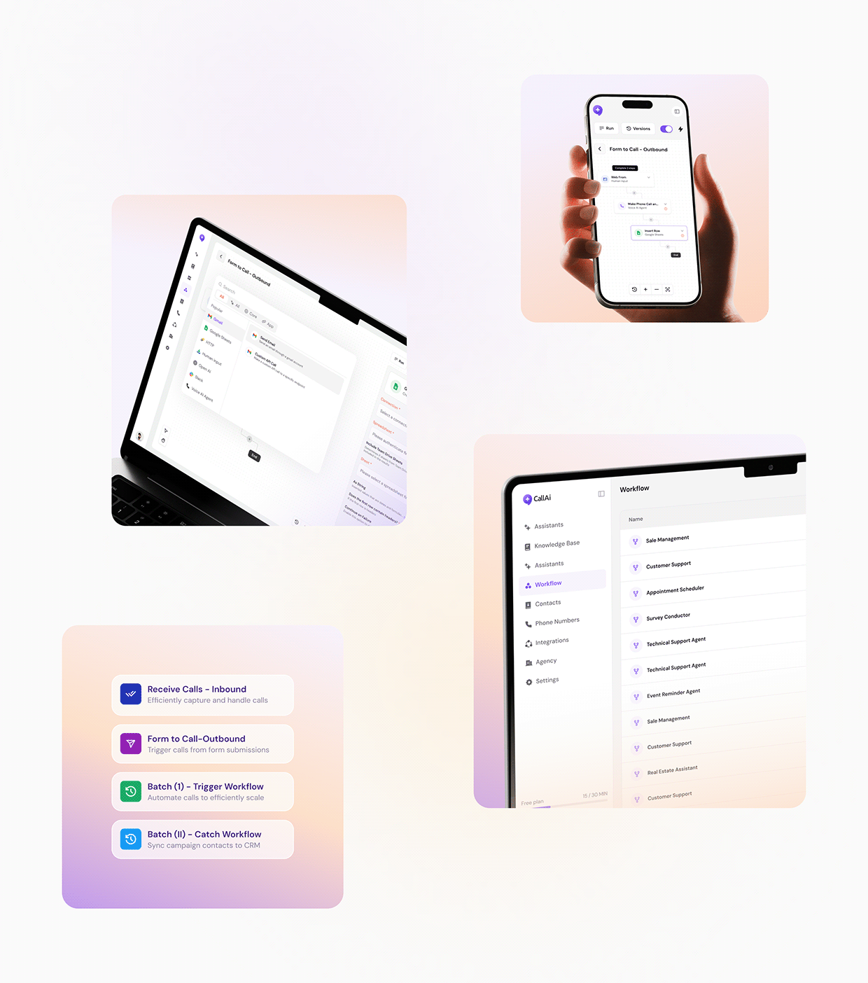 CallAI Voice Agent Platform | Call Automation UX Design Image 13