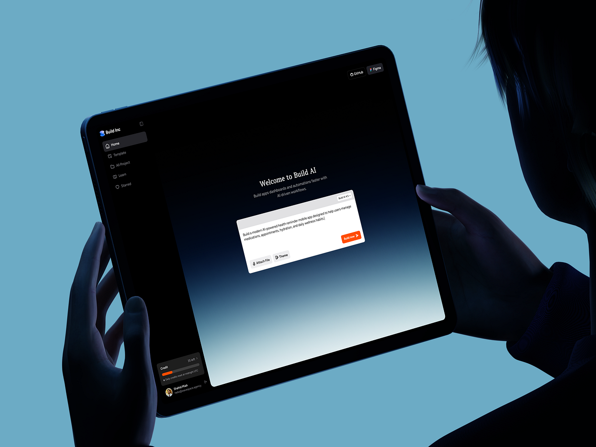 Build AI – Vibecoding Platform UI Image 0