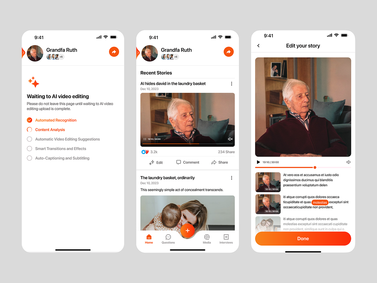 LifeTales - AI Video Editing App
