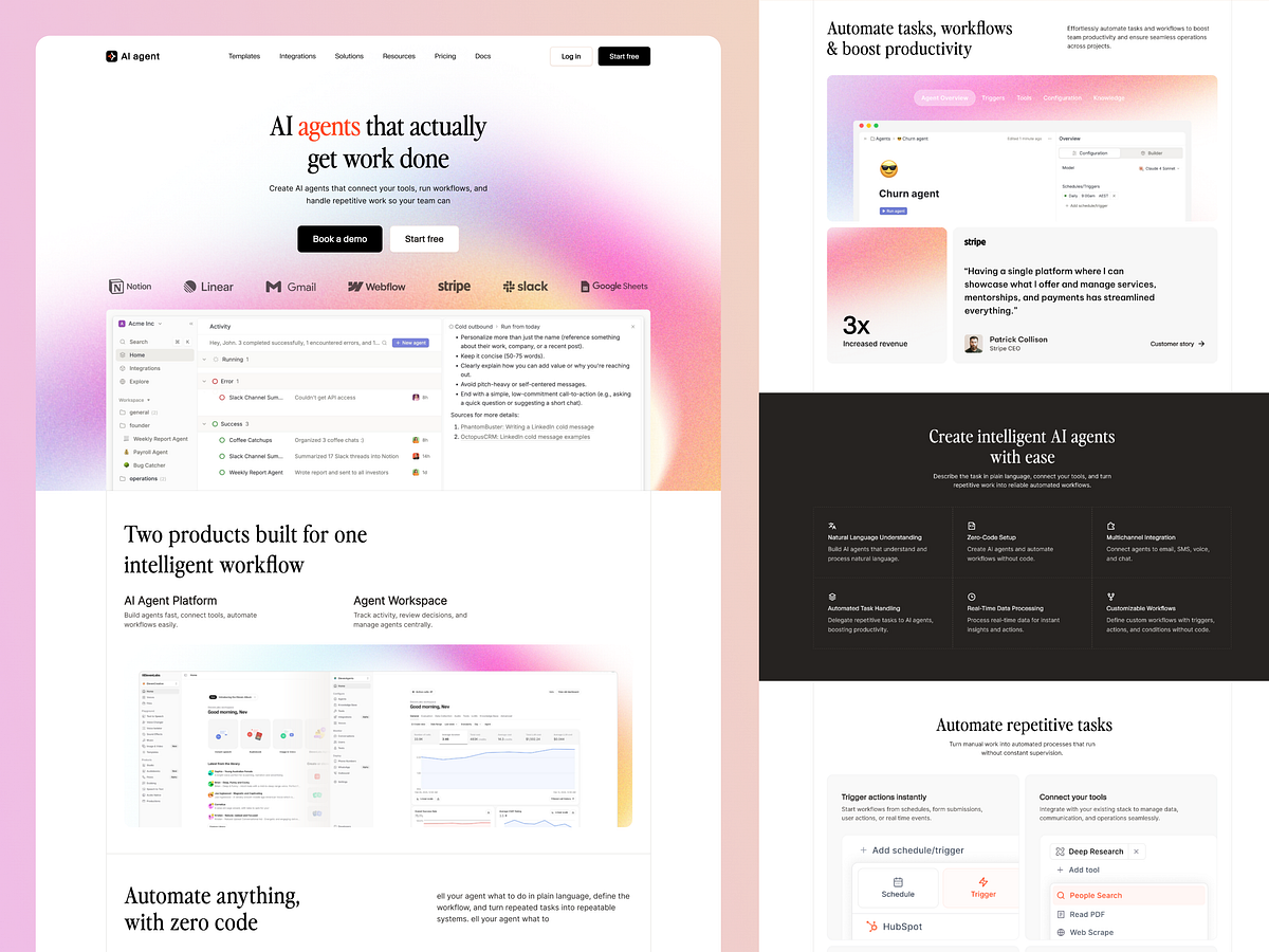 AI Agent for B2B SaaS Platform