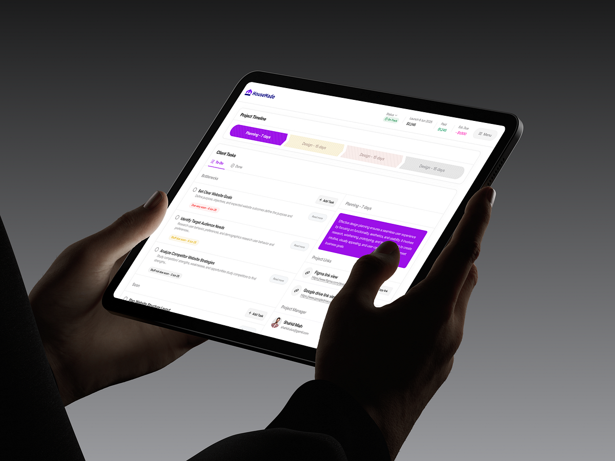 Housemade - Real Estate Management Dashboard UI Image 0