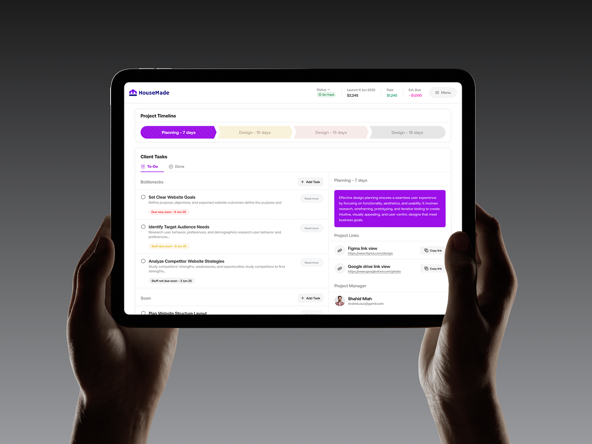 Housemade - Real Estate Management Dashboard UI Image 2